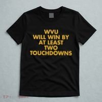 Eerrational Wvu Will Win By At Least Two Touchdowns T-Shirt thumb 5