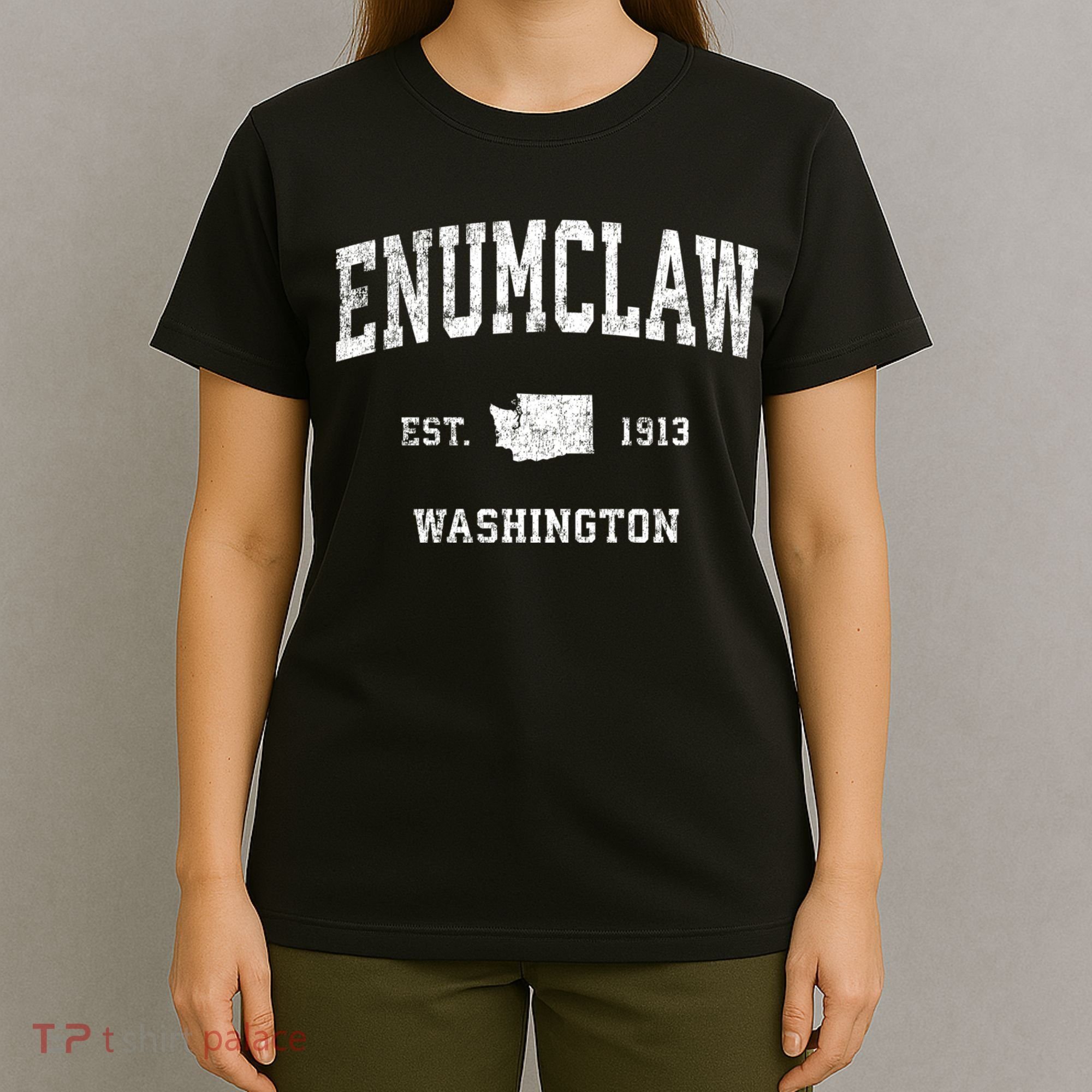Enumclaw Washington Wa Vintage Sports T-Shirt