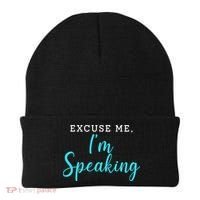 Excuse Me I'm Speaking Kamala Harris Quote Vice President Debate  Beanie thumb 0