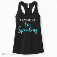 Excuse Me I'm Speaking Kamala Harris Quote Vice President Debate  Women's Tank Top thumb 0