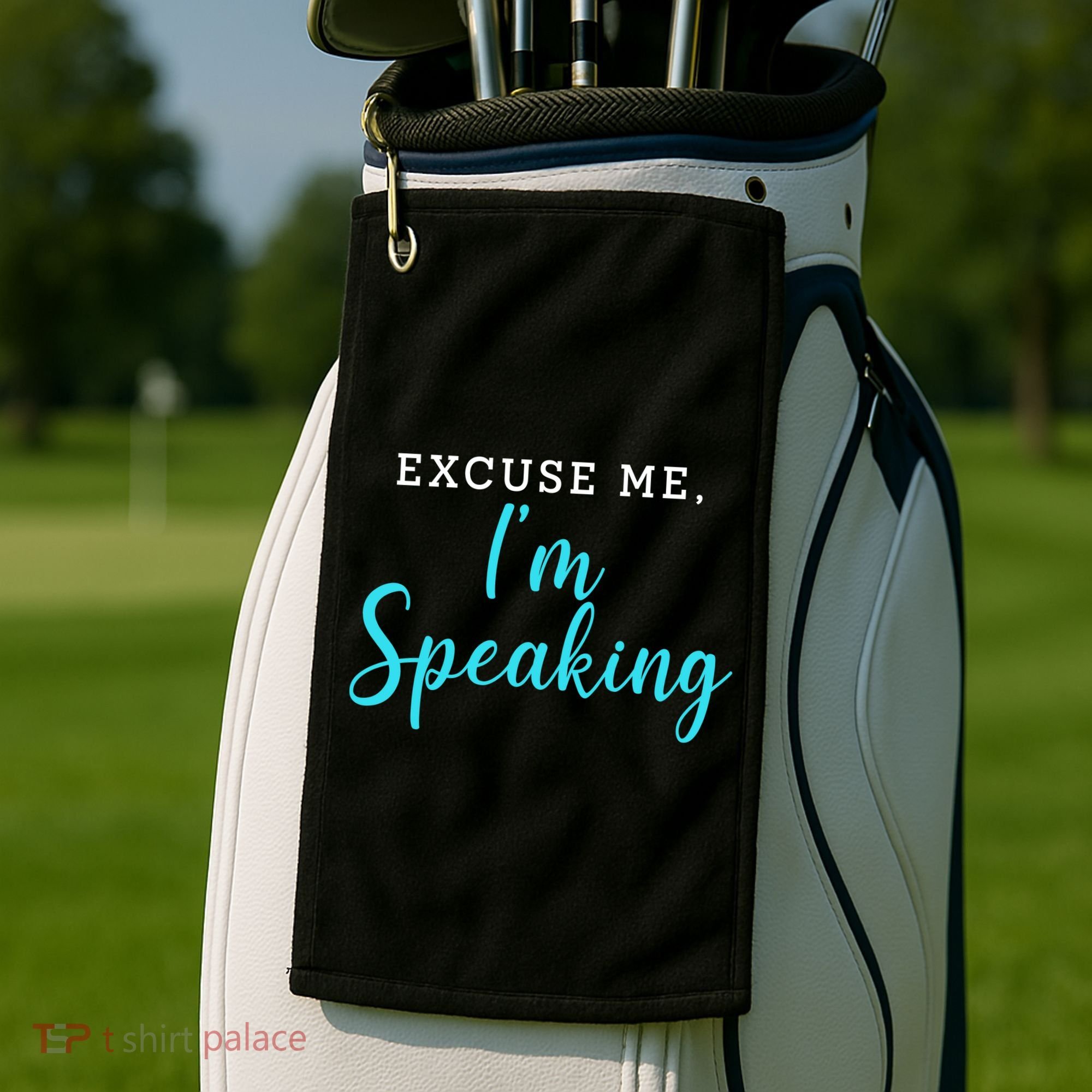 Excuse Me I'm Speaking Kamala Harris Quote Vice President Debate  Golf Towel