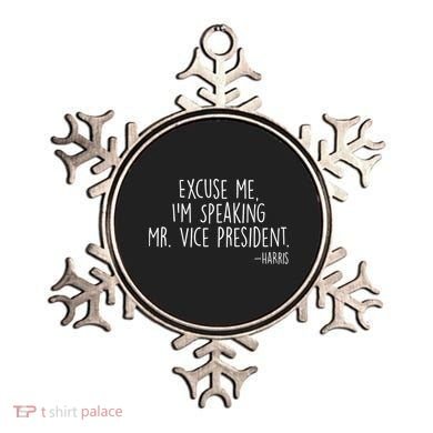 Excuse Me I'm Speaking Mr Vice President Kamala Harris Debate Ornament