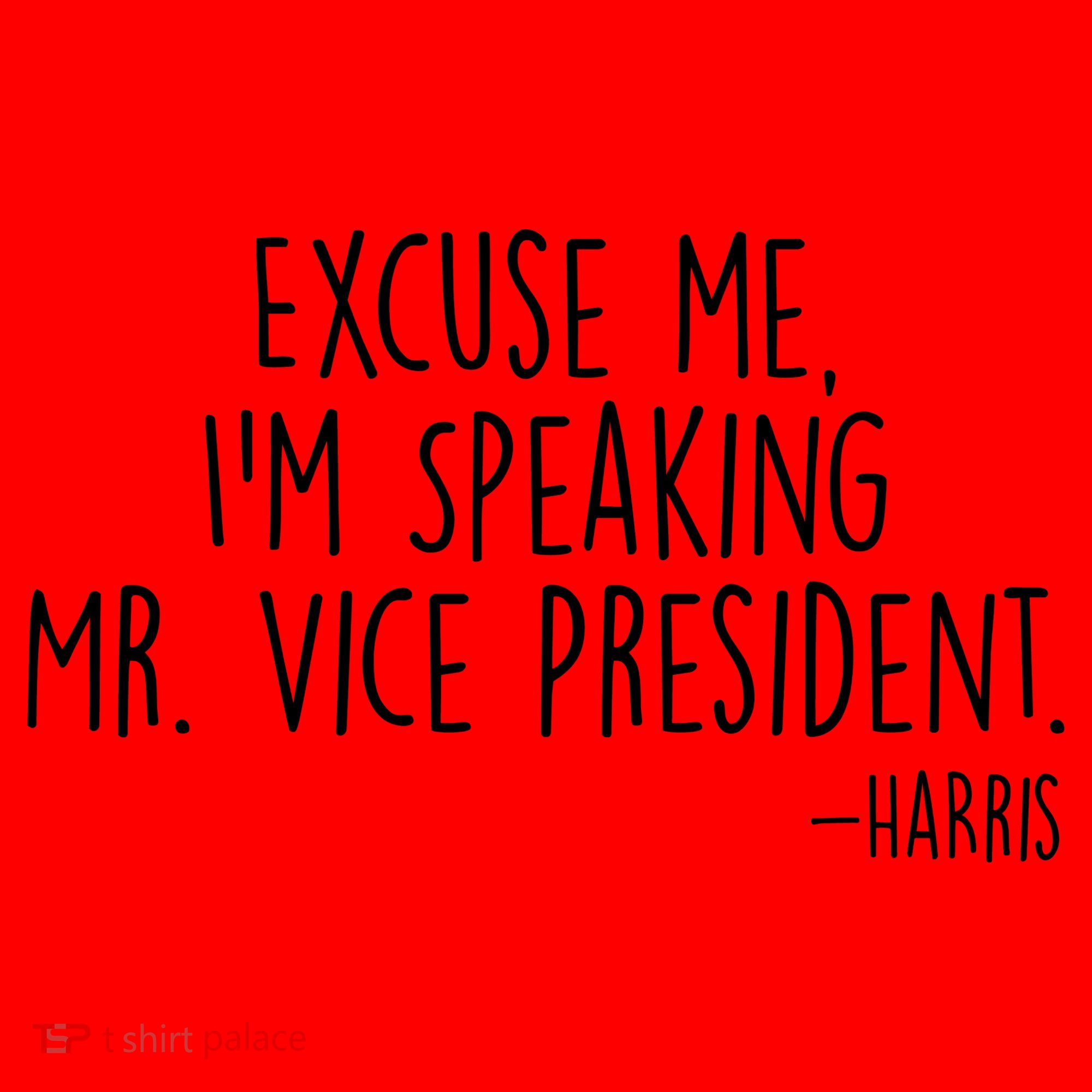 Excuse Me I'm Speaking Mr Vice President Kamala Harris Debate Santa Hat