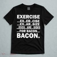 Exercise Eggs Are Sides For Bacon T-Shirt thumb 5