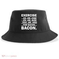 Exercise Eggs Are Sides For Bacon Sustainable Bucket Hat thumb 0