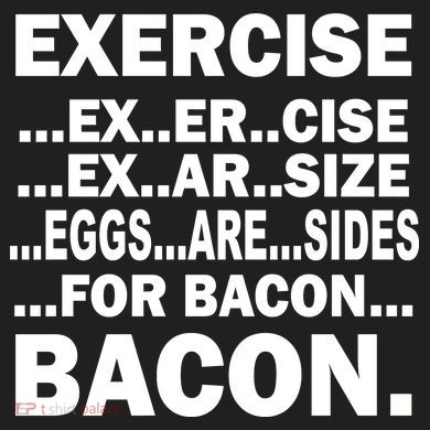 Exercise Eggs Are Sides For Bacon Beanie