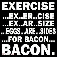 Exercise Eggs Are Sides For Bacon Toddler Hoodie thumb 2