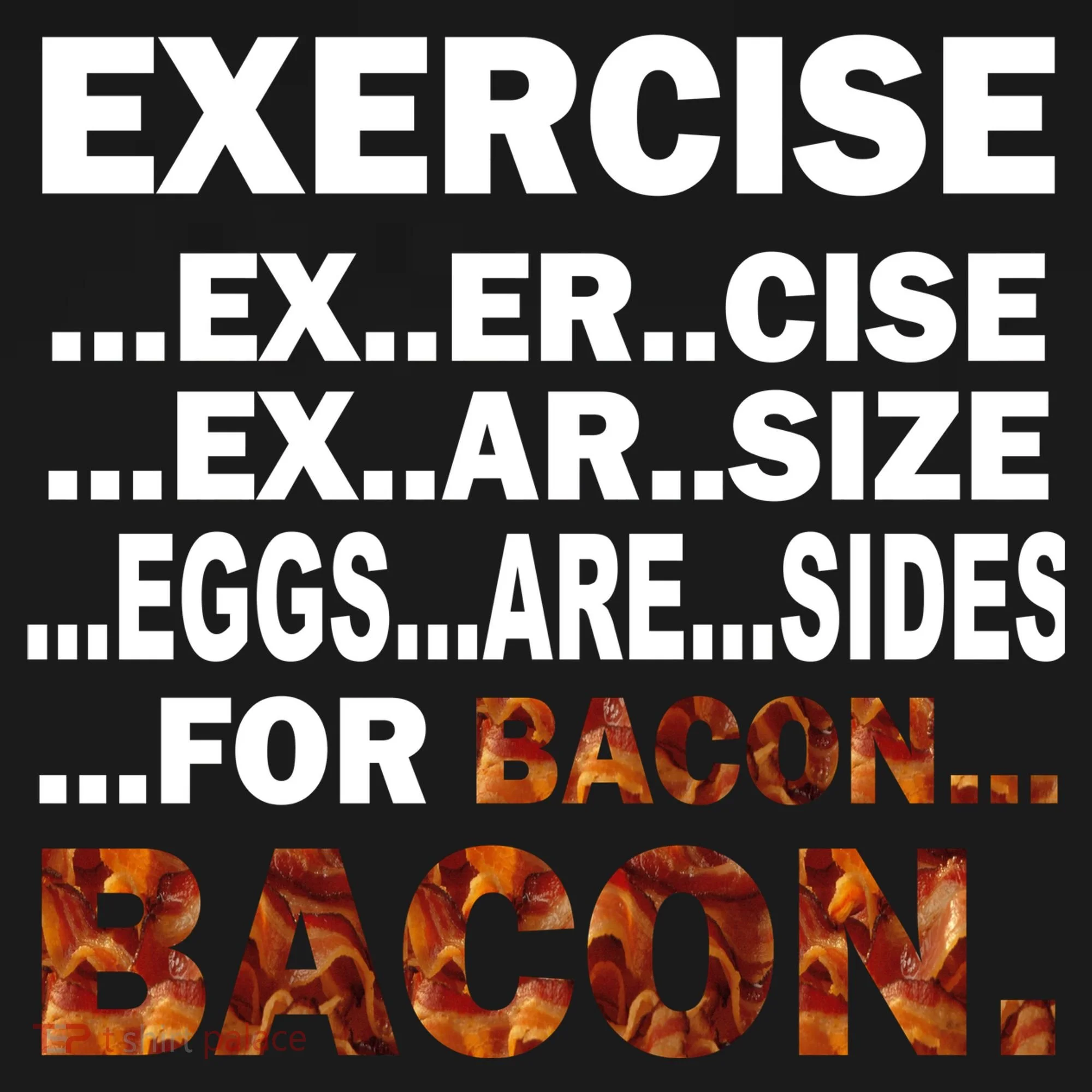 Exercise For Bacon Camouflage Doggie Tank