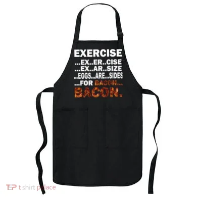 Exercise For Bacon Camouflage Apron