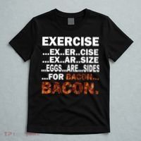 Exercise For Bacon Camouflage T-Shirt thumb 5