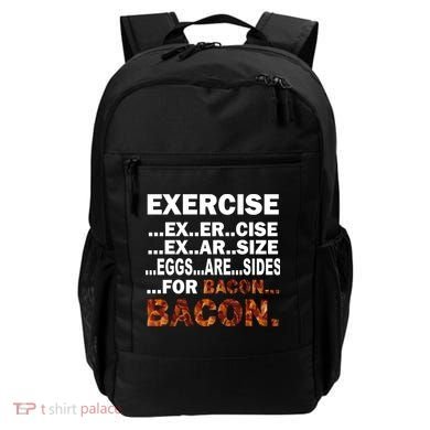 Exercise For Bacon Camouflage Backpack