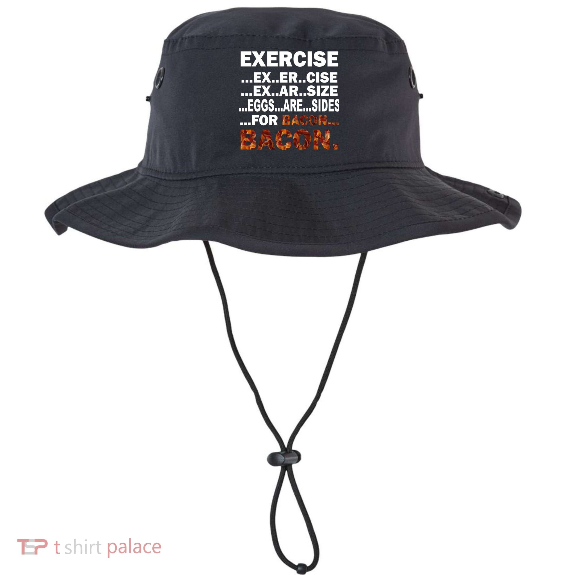 Exercise For Bacon Camouflage Bucket Hat