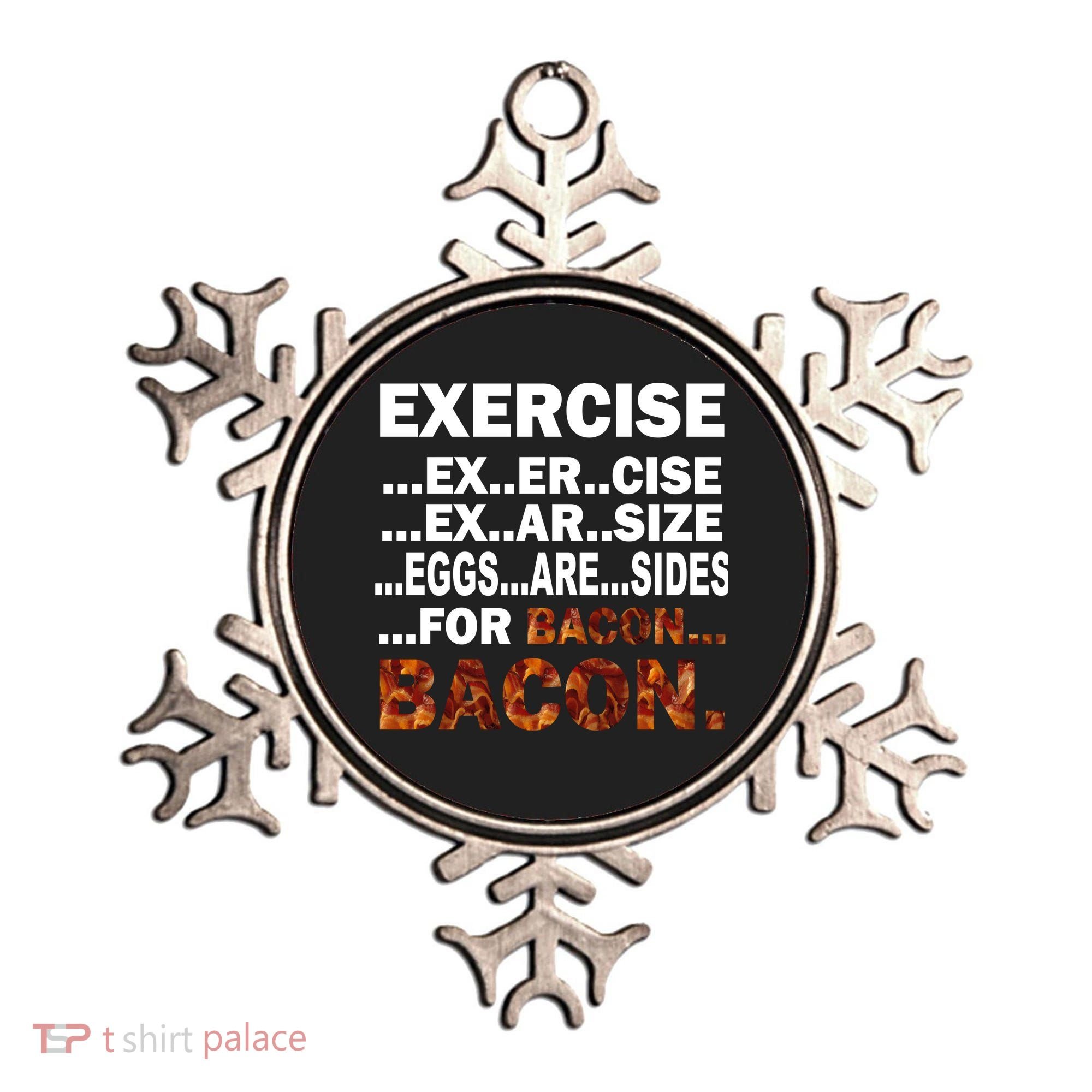 Exercise For Bacon Camouflage Ornament