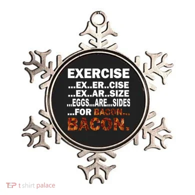 Exercise For Bacon Camouflage Ornament