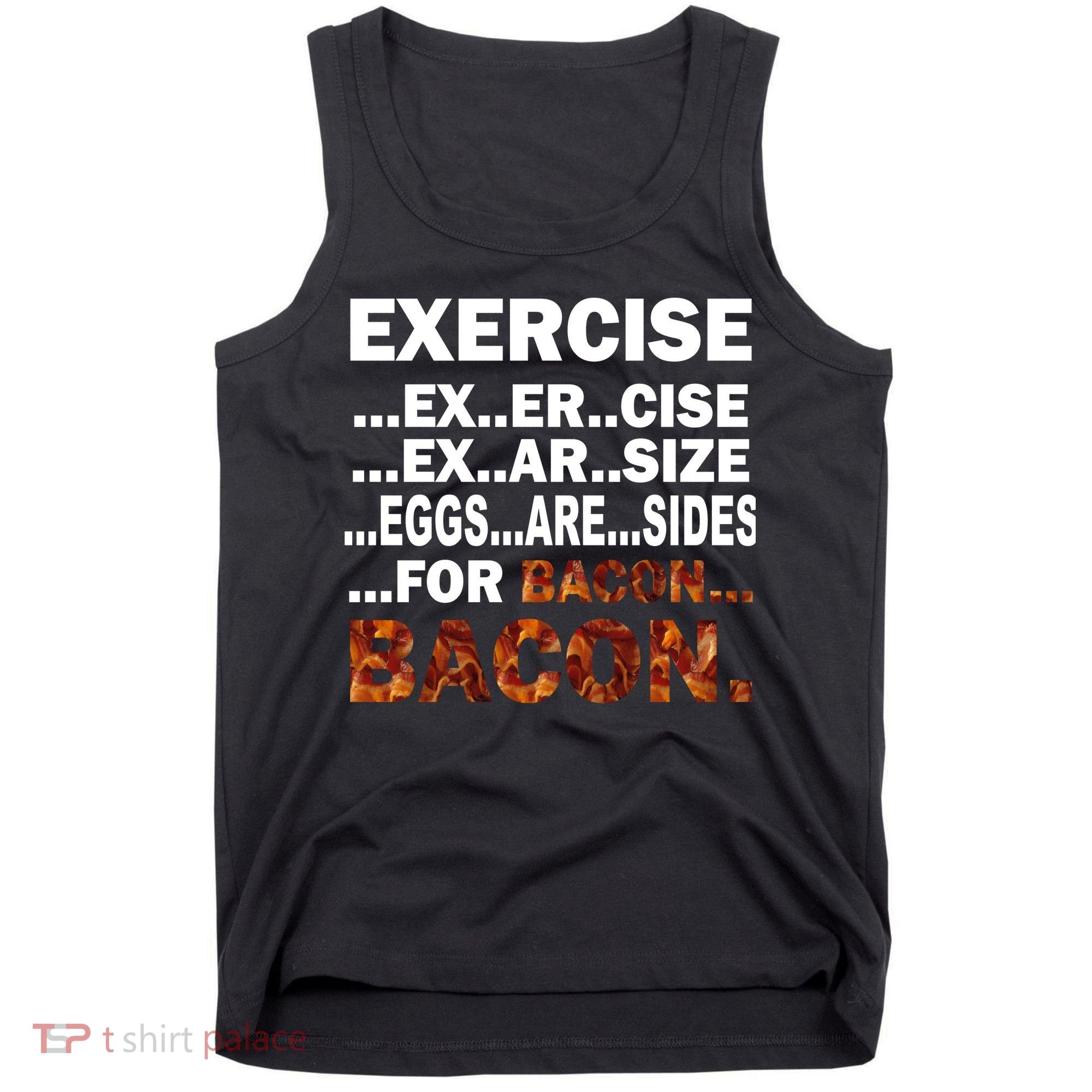 Exercise For Bacon Camouflage Tank Top