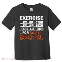 Exercise For Bacon Camouflage Toddler T-Shirt thumb 0