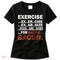 Exercise For Bacon Camouflage Women's T-Shirt thumb 0