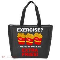 Exercise I Thought You Said French Fries Tote Bag thumb 0
