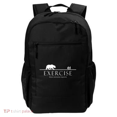 Exercise Some Motivation Required Running from Bear Backpack