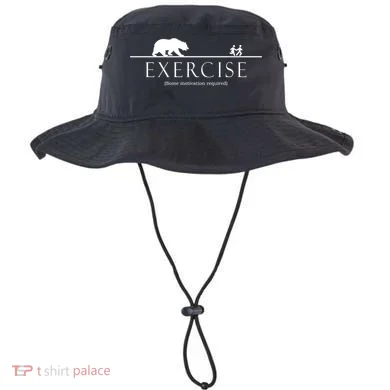 Exercise Some Motivation Required Running from Bear Bucket Hat