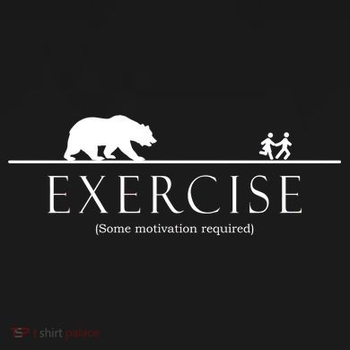Exercise Some Motivation Required Running from Bear Polo