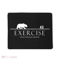 Exercise Some Motivation Required Running from Bear Mousepad thumb 0