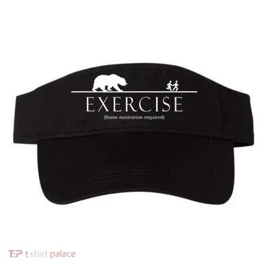 Exercise Some Motivation Required Running from Bear Visor