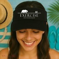 Exercise Some Motivation Required Running from Bear Visor thumb 2