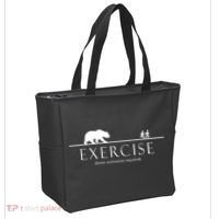 Exercise Some Motivation Required Running from Bear Tote Bag thumb 2