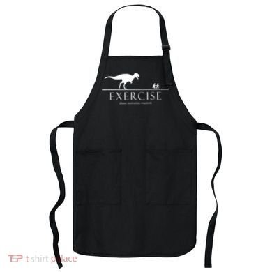 Exercise Some Motivation Required Running from T-Rex Apron