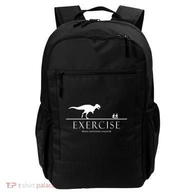 Exercise Some Motivation Required Running from T-Rex Backpack