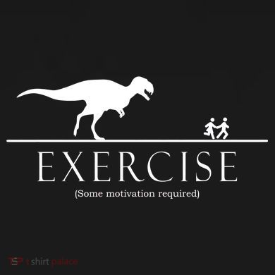 Exercise Some Motivation Required Running from T-Rex Women's Long Sleeve Flannel Pajama Set 