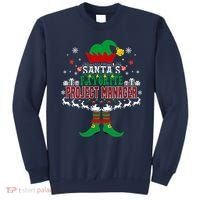 Elf Xmas Gift SantaS Favorite Project Manager Ugly Sweater Sweatshirt thumb 0