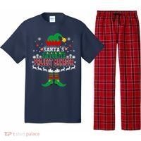 Elf Xmas Gift SantaS Favorite Project Manager Ugly Sweater Pajama Set thumb 0