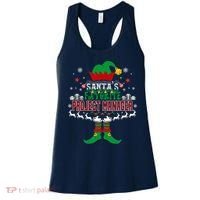 Elf Xmas Gift SantaS Favorite Project Manager Ugly Sweater Women's Tank Top thumb 0