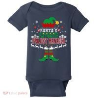 Elf Xmas Gift SantaS Favorite Project Manager Ugly Sweater Baby Bodysuit thumb 0