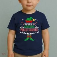 Elf Xmas Gift SantaS Favorite Project Manager Ugly Sweater Toddler T-Shirt thumb 2