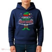 Elf Xmas Gift SantaS Favorite Project Manager Ugly Sweater Kids Hoodie thumb 4