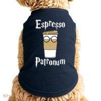 Espresso Patronum Funny Coffee Doggie Tank thumb 0