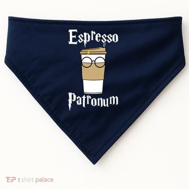 Espresso Patronum Funny Coffee USA-Made Doggie Bandana