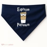 Espresso Patronum Funny Coffee USA-Made Doggie Bandana thumb 0