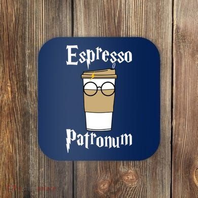 Espresso Patronum Funny Coffee Coaster