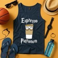 Espresso Patronum Funny Coffee Tank Top thumb 4