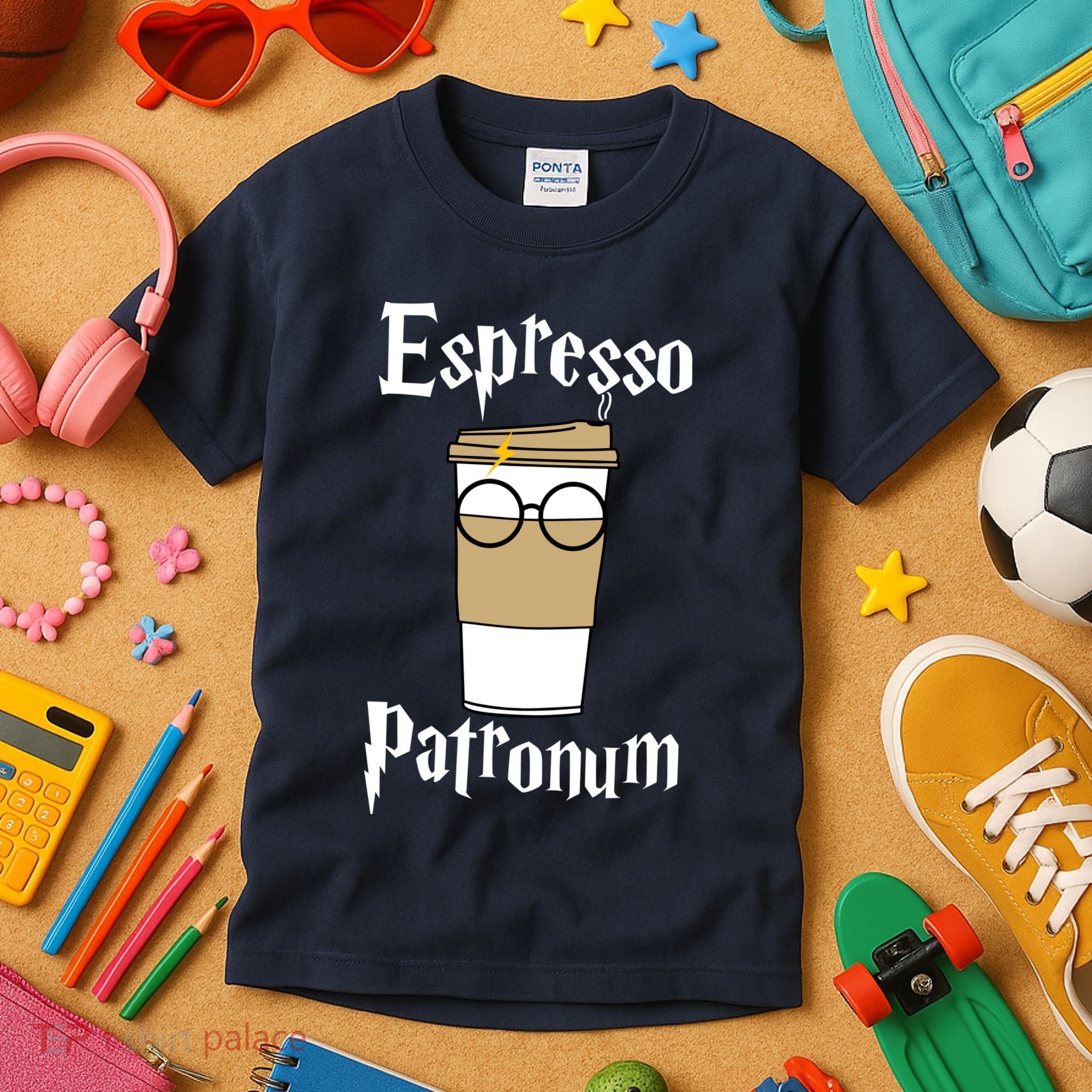 Espresso Patronum Funny Coffee Kids T-Shirt
