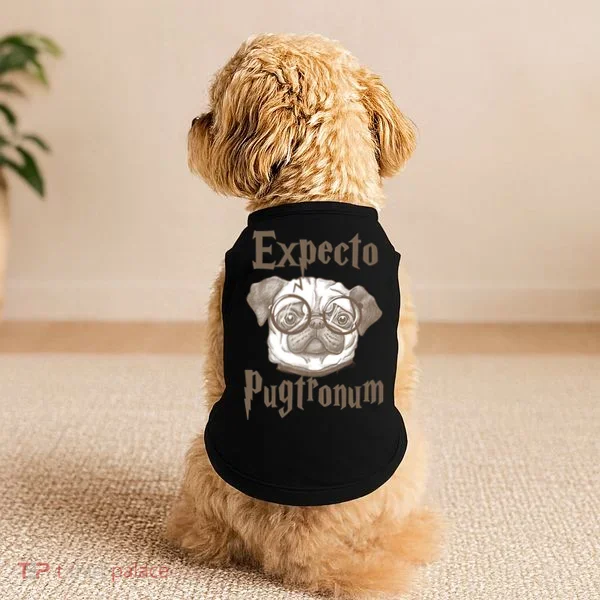 Expecto Pugtronum Funny Pug Doggie Tank