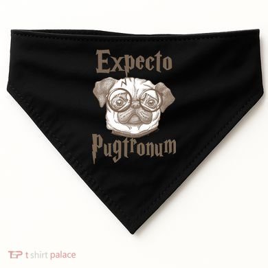 Expecto Pugtronum Funny Pug USA-Made Doggie Bandana