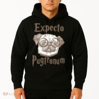 Expecto Pugtronum Funny Pug Hoodie thumb 2