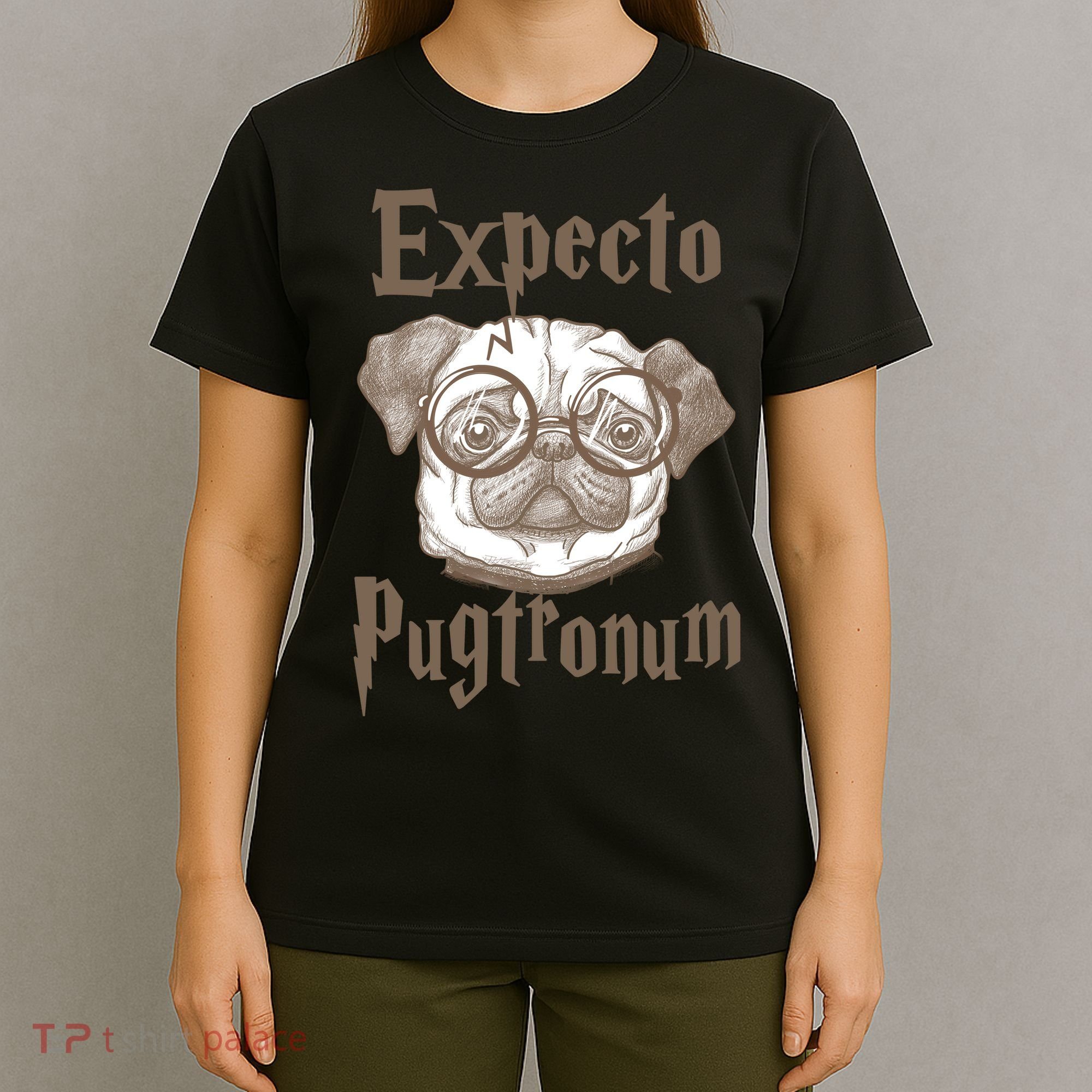 Expecto Pugtronum Funny Pug T-Shirt