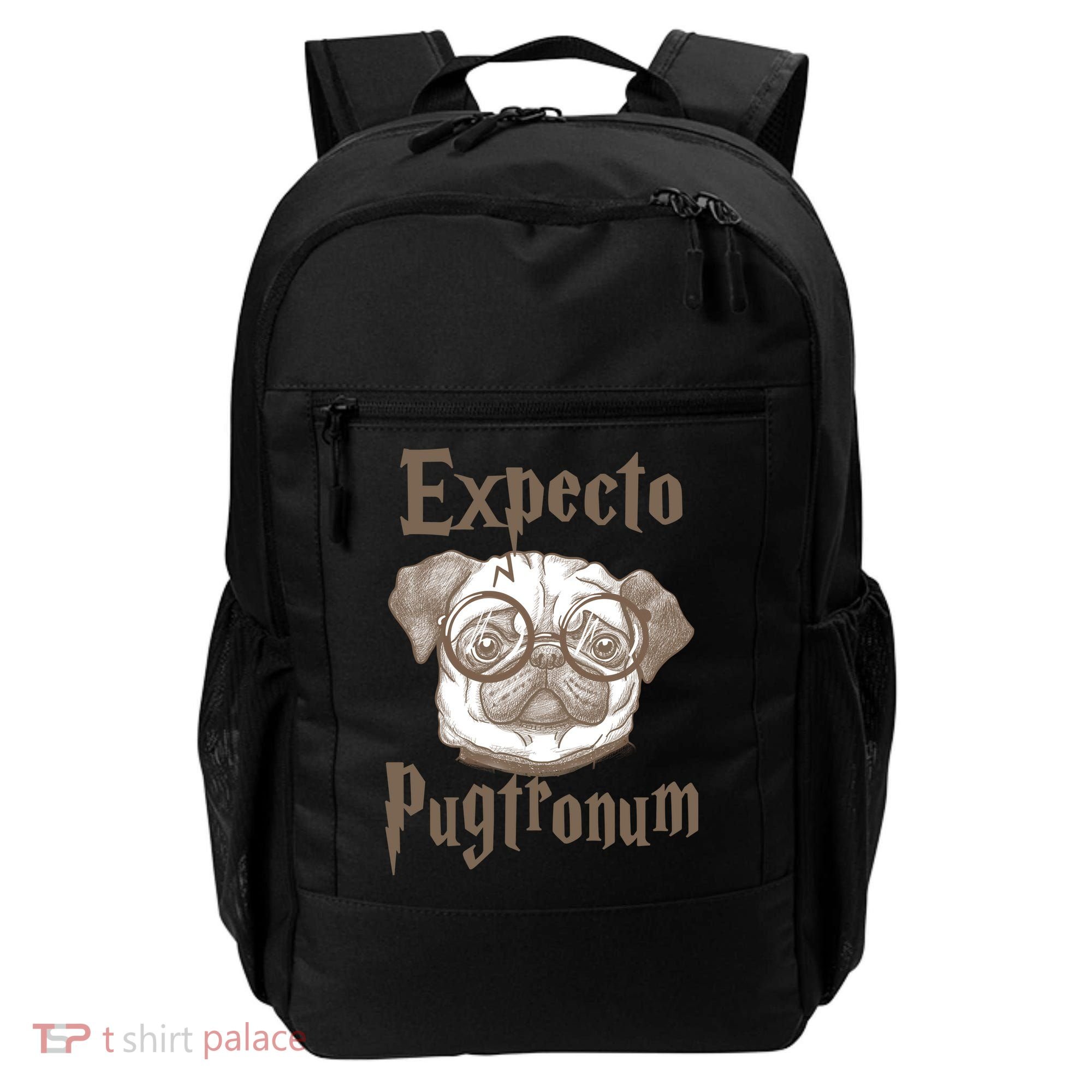 Expecto Pugtronum Funny Pug Backpack