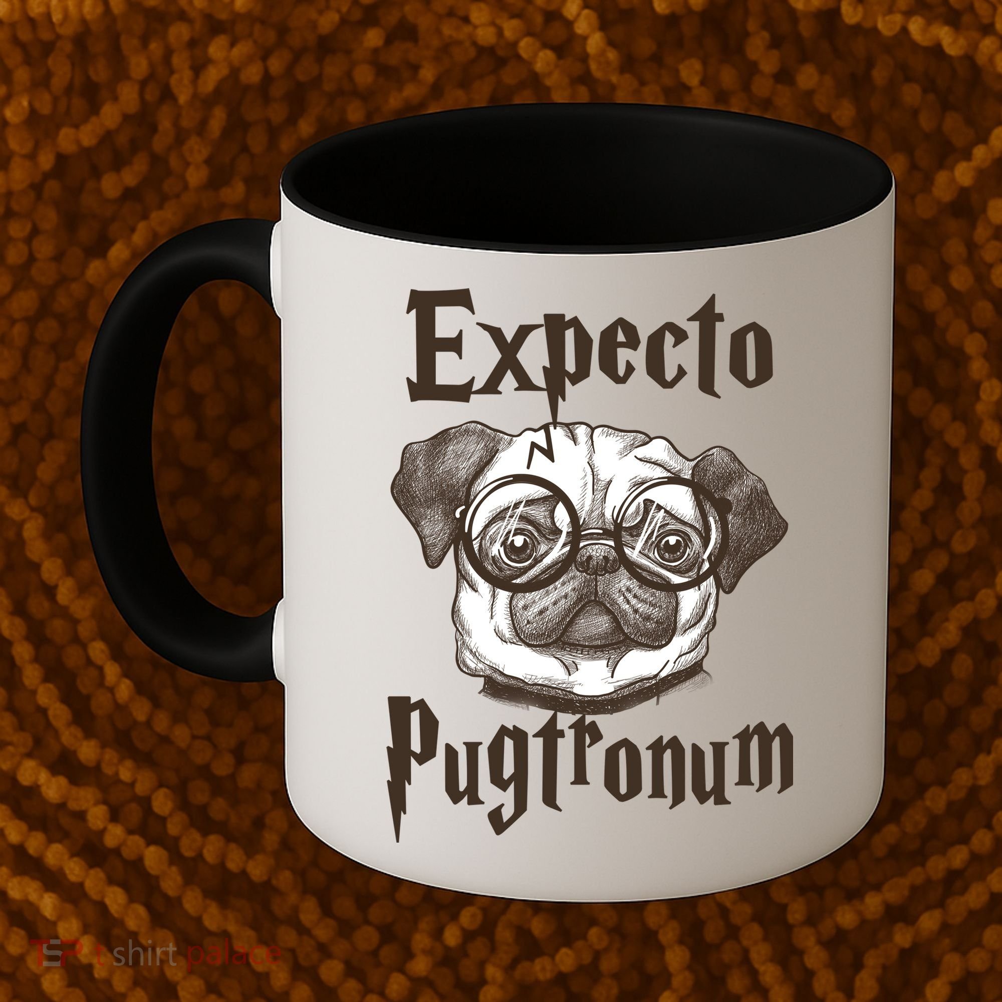 Expecto Pugtronum Funny Pug Coffee Mug
